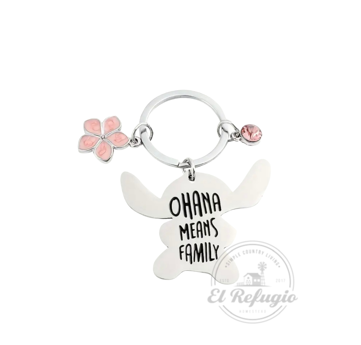 Ohana Means Family Keychain