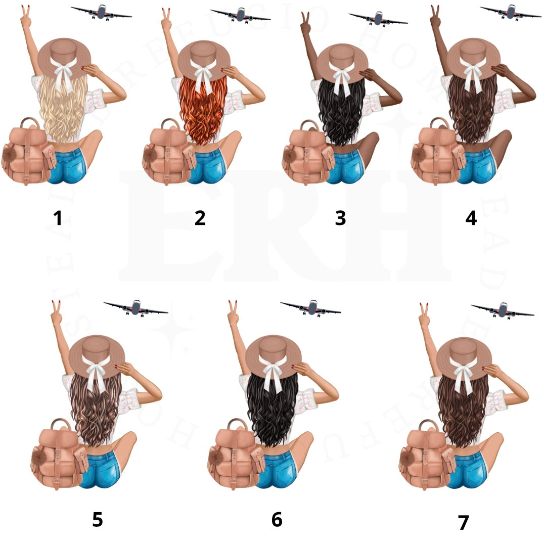 Peace Out Personalized Passport Book Holder