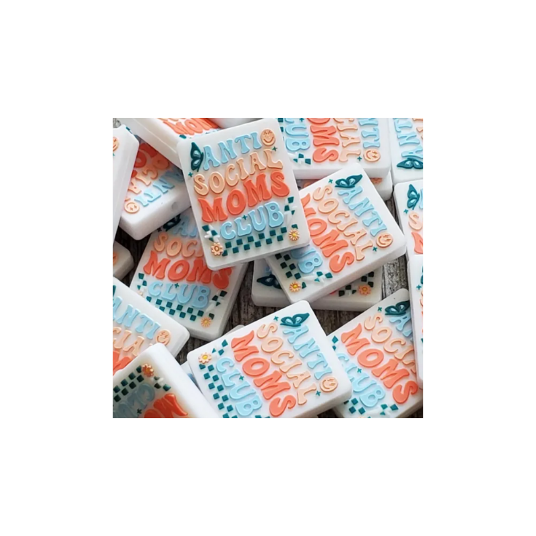 Anti-Social Moms Club Focal Bead