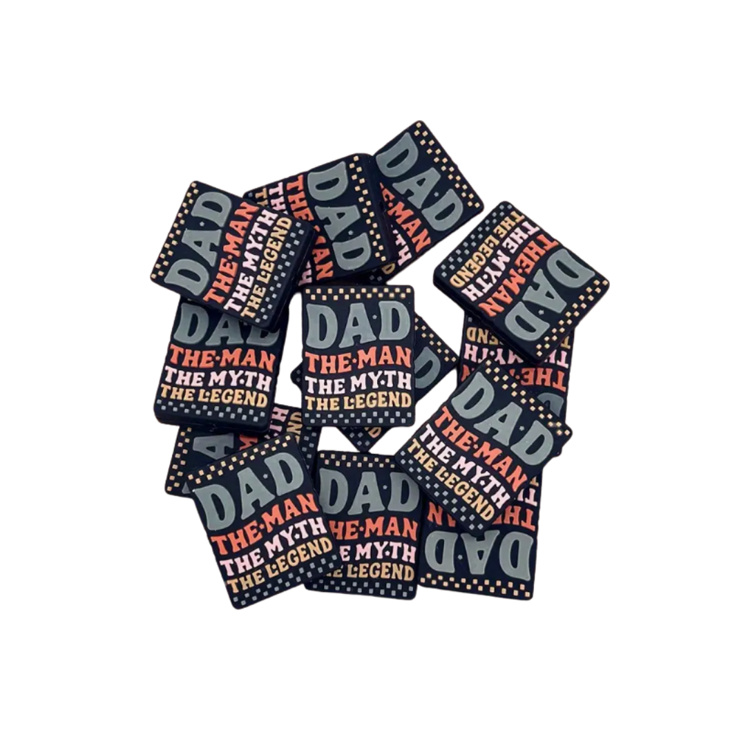 Dad the Man the Myth the Legend Focal Bead