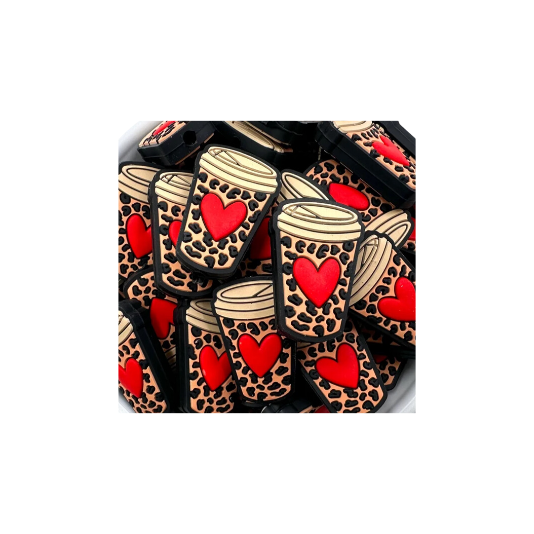 Leopard Cup Focal Bead