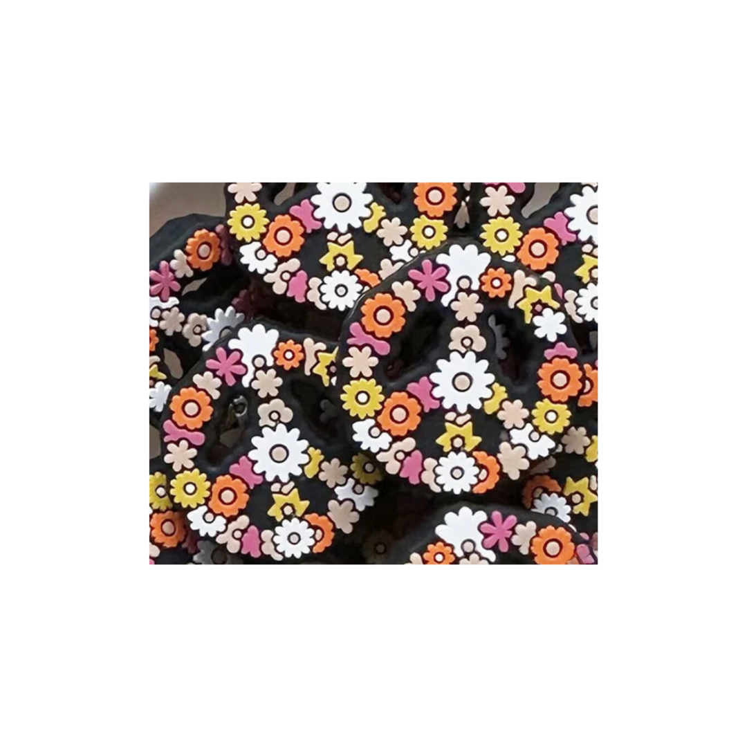 Peace Flowers Focal Bead