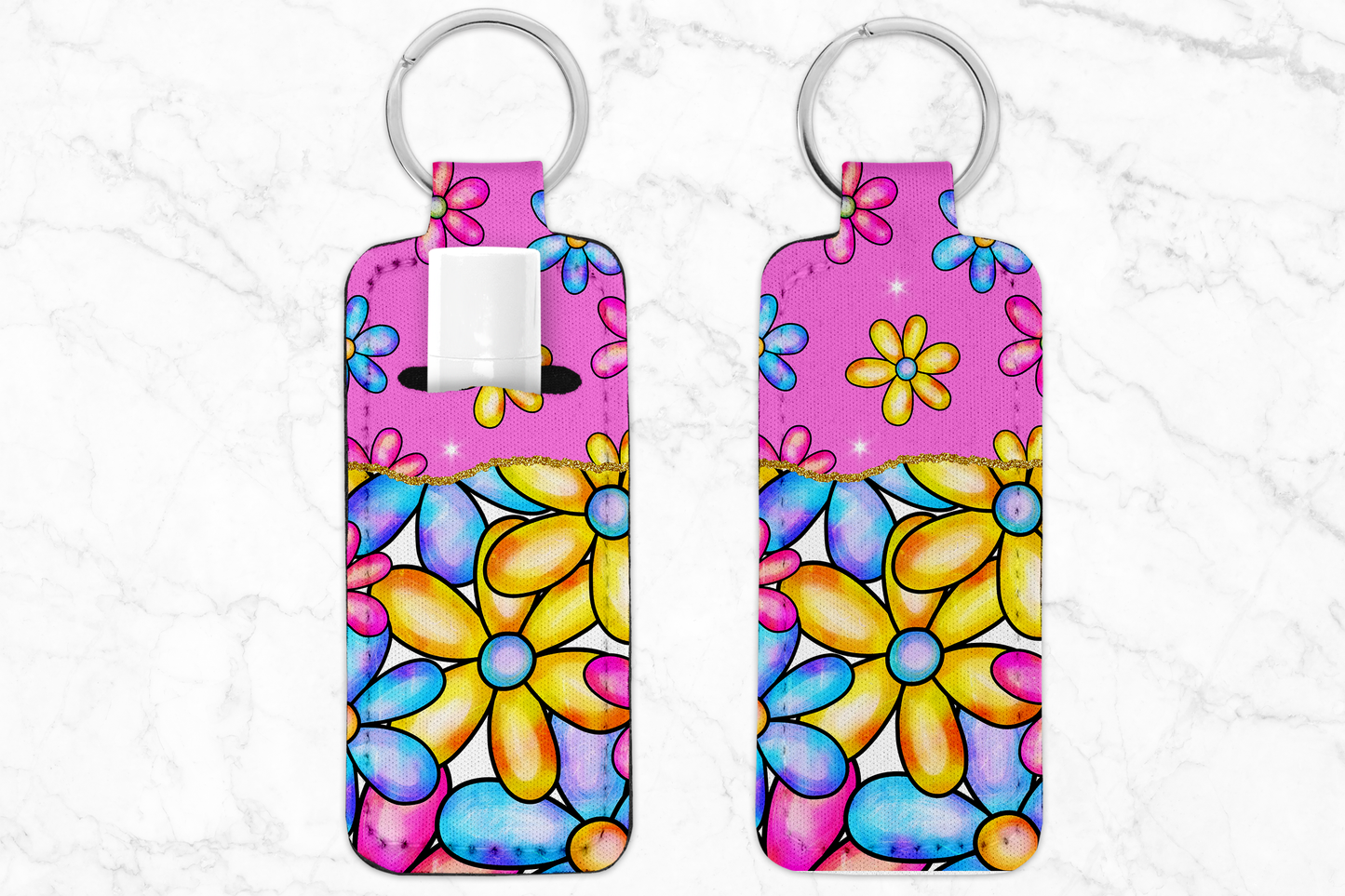 Chapstick Holder Keychain