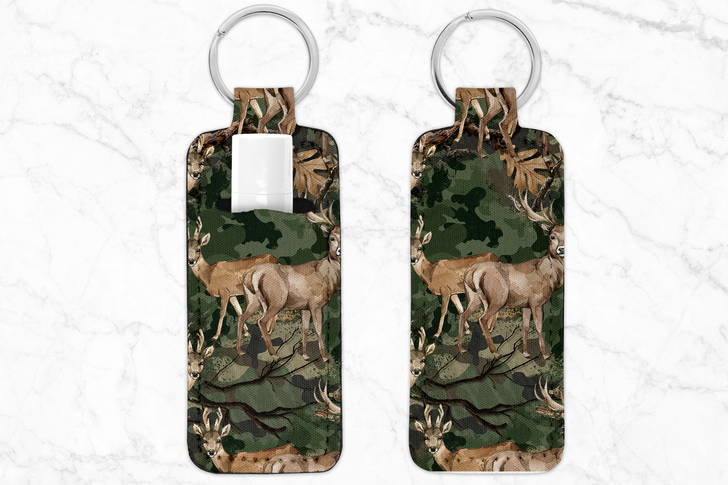 Chapstick Holder Keychain