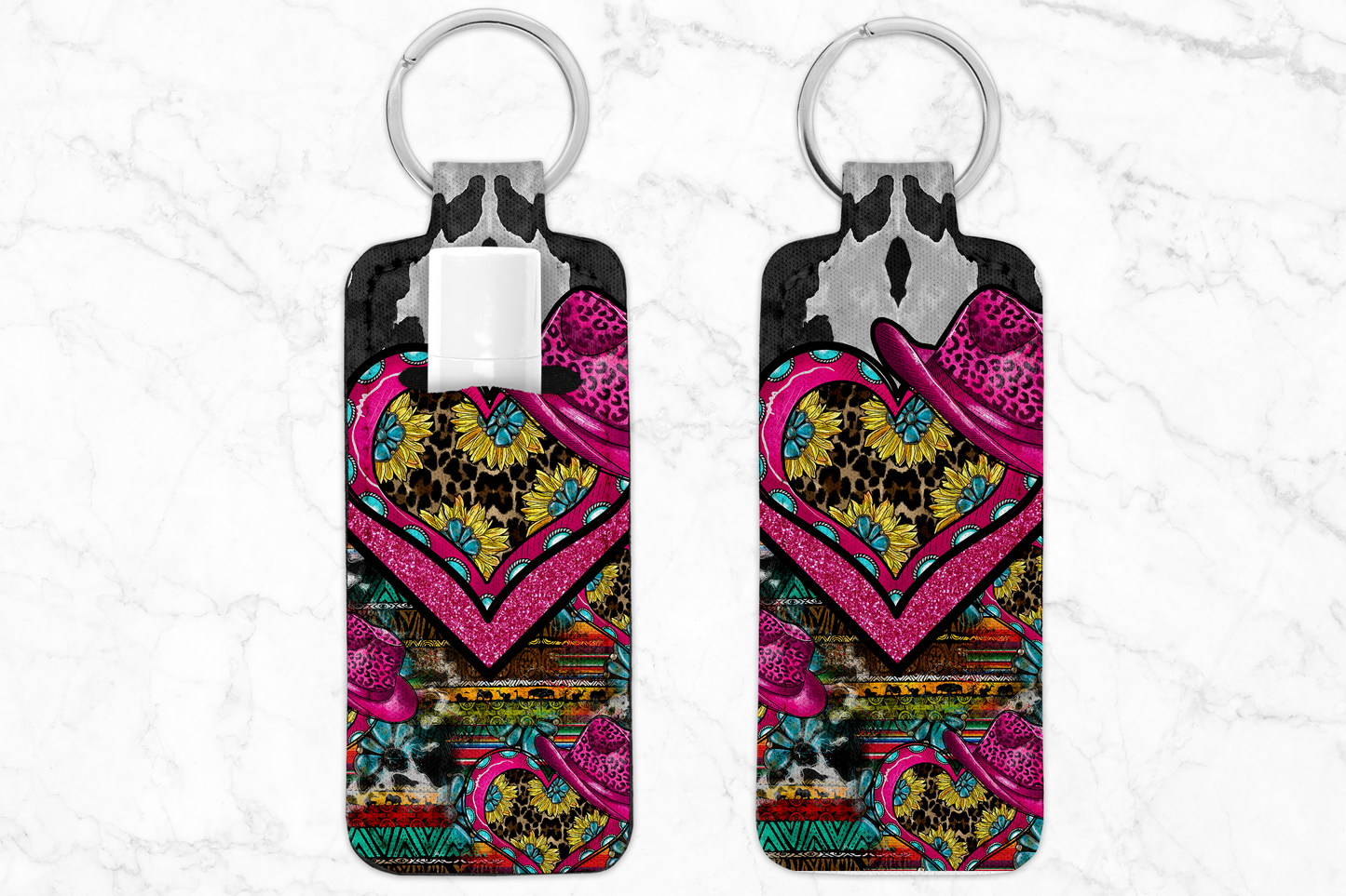 Chapstick Holder Keychain