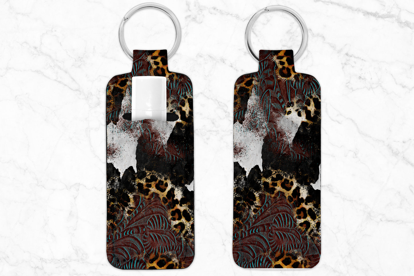 Chapstick Holder Keychain