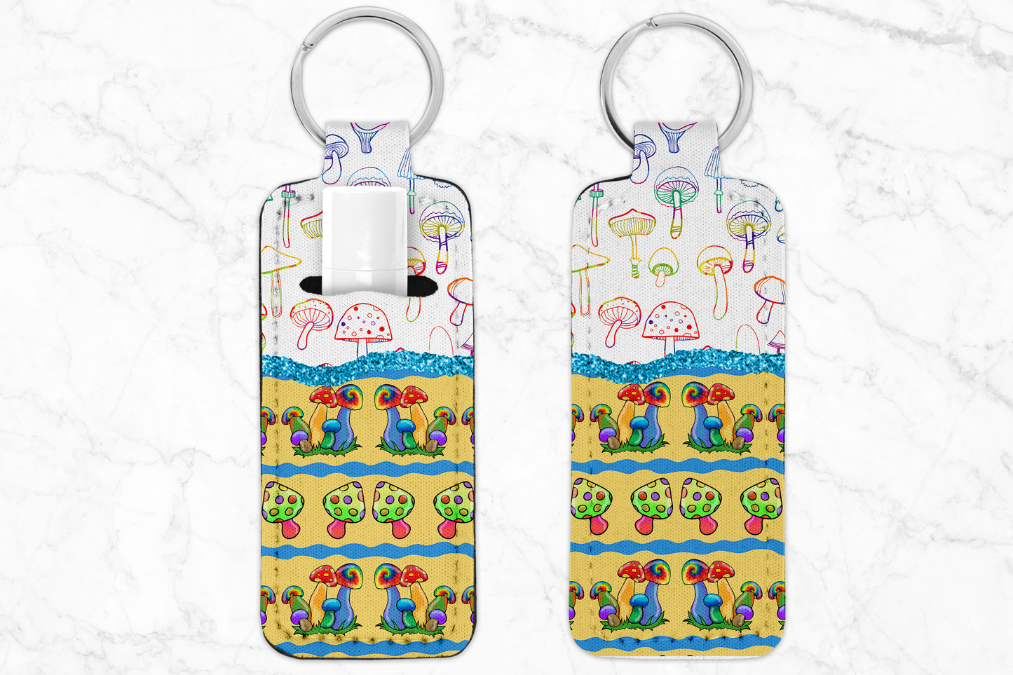 Chapstick Holder Keychain