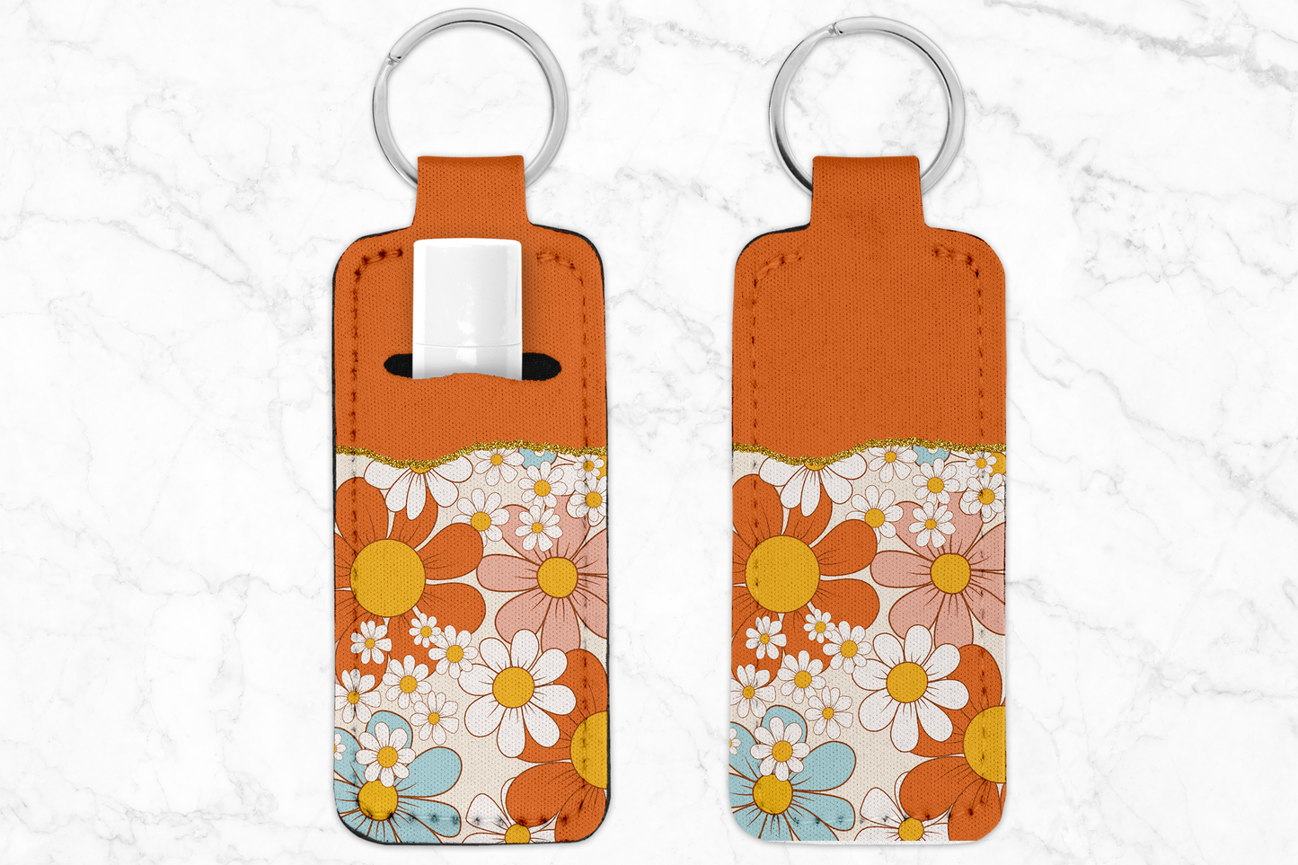 Chapstick Holder Keychain