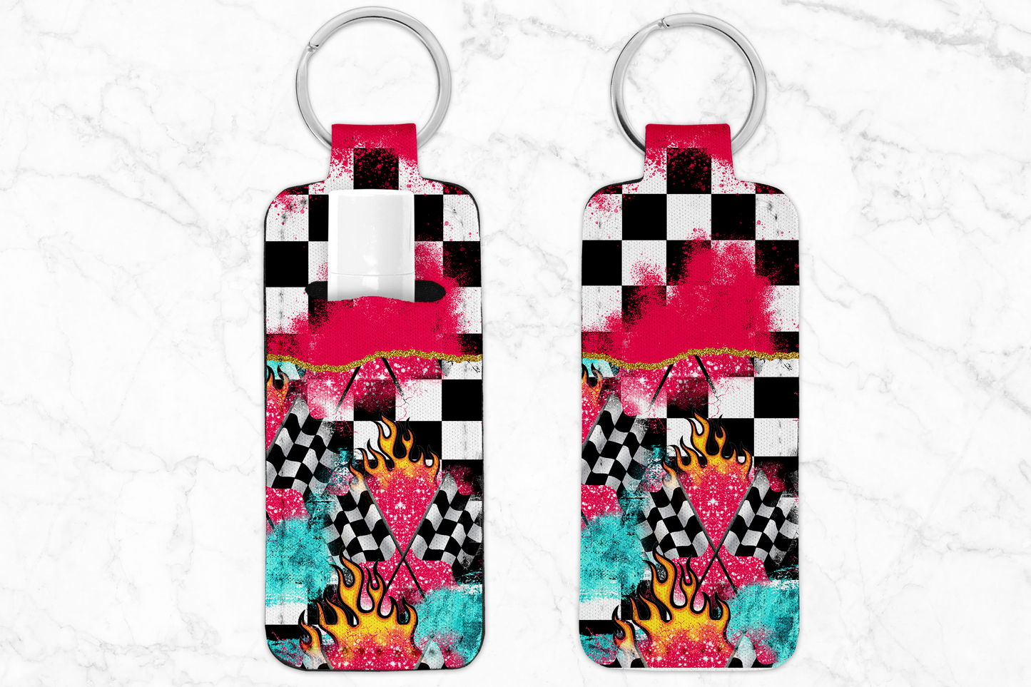 Chapstick Holder Keychain