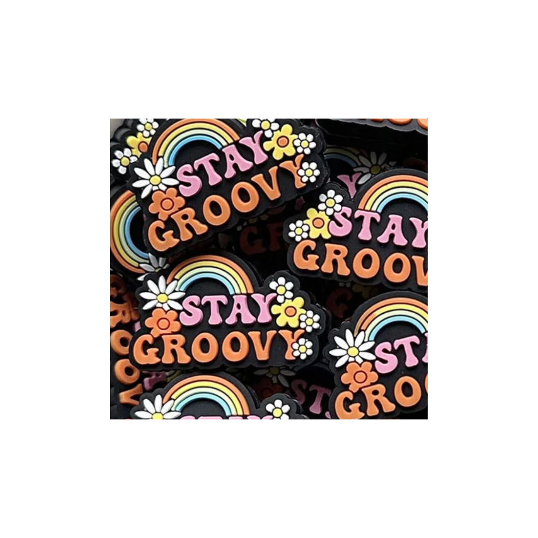 Stay Groovy Focal Bead