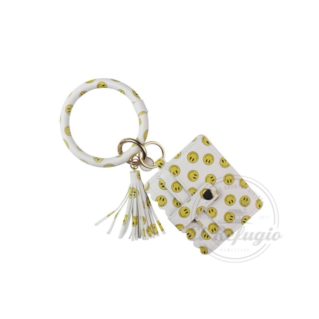 Happy Face Wristlets & Wallets