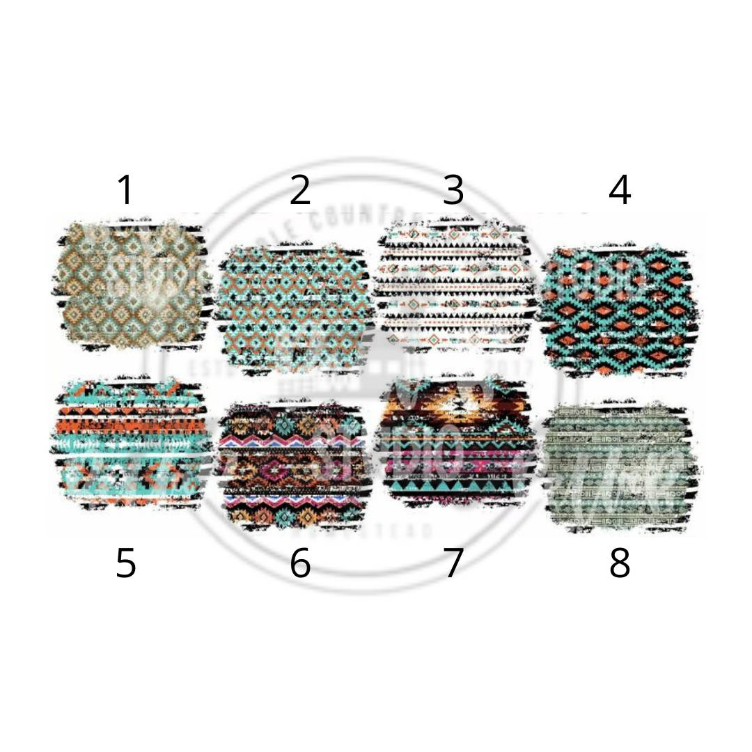 Distressed Tribal Tumbler