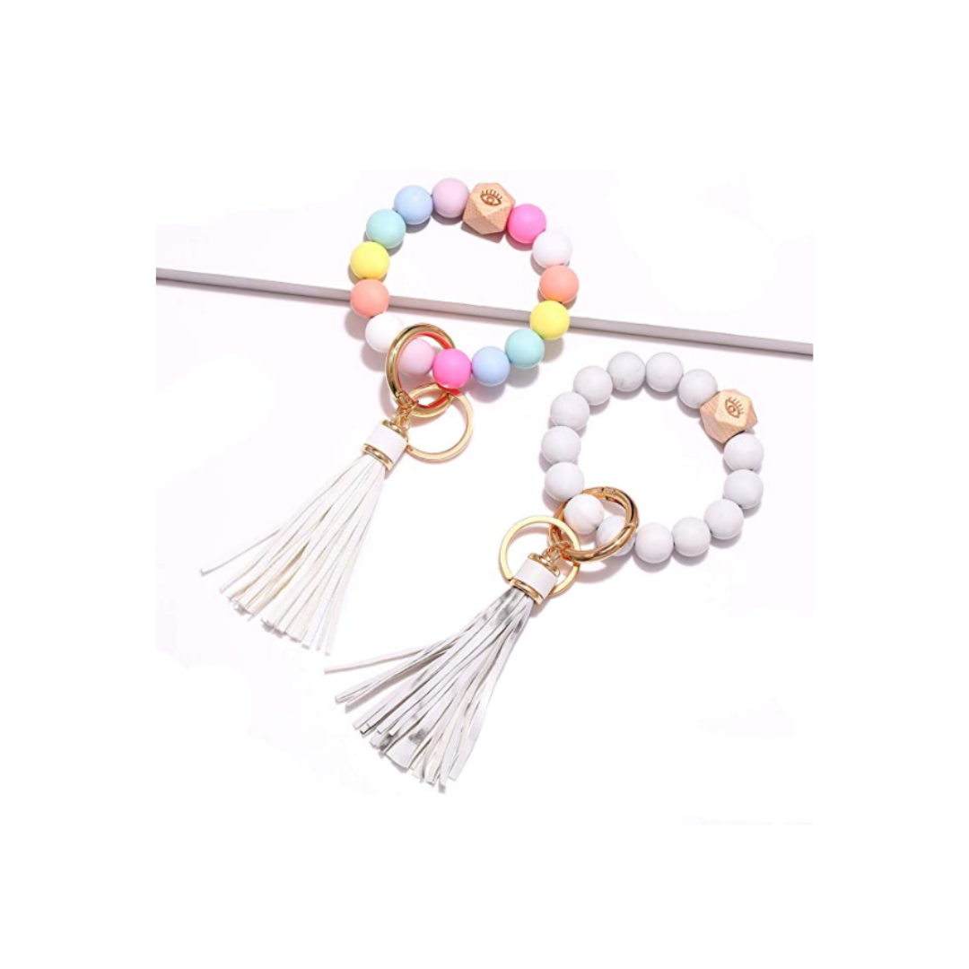 Beaded Silicone Wristlets