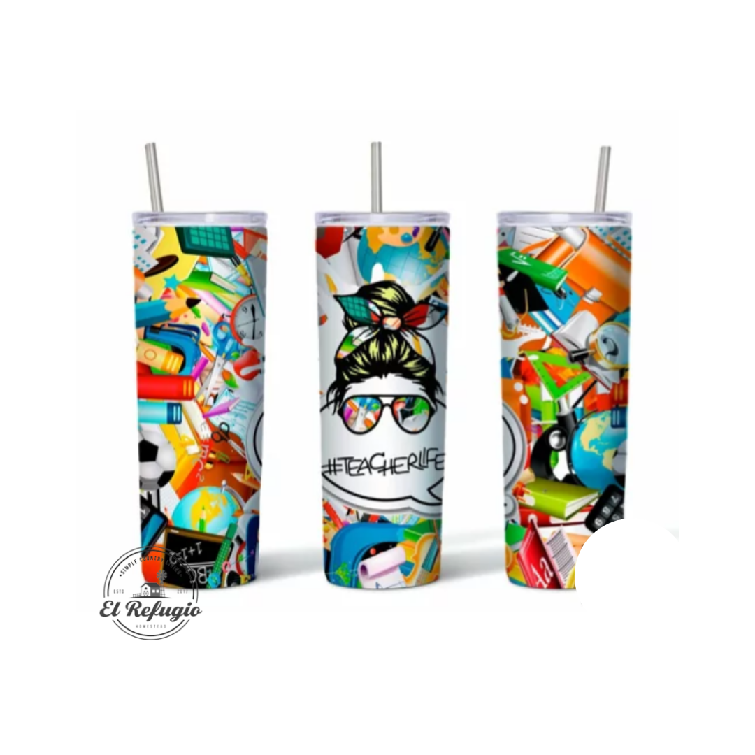 Teacher Life Tumbler