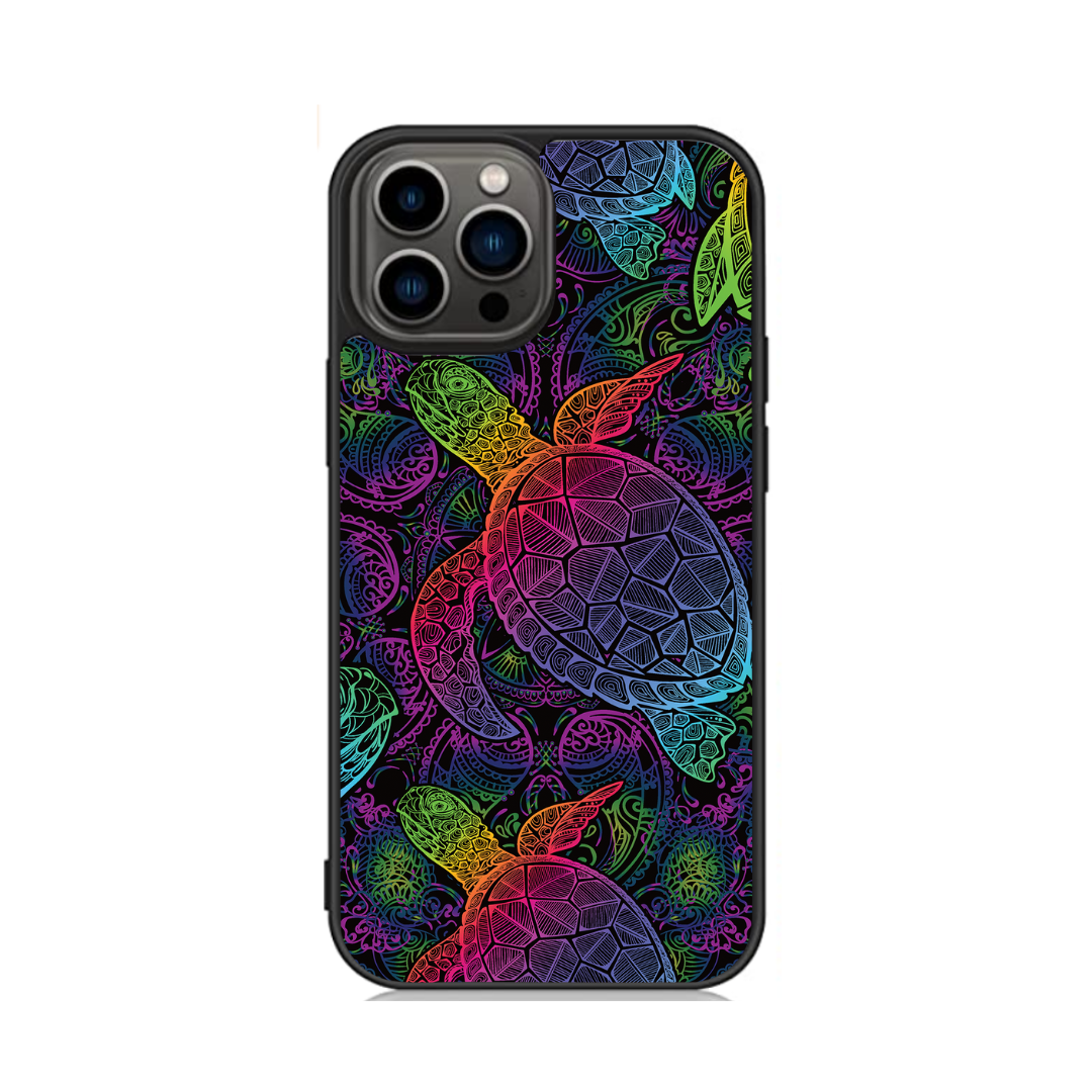 Colorful Sea Turtles