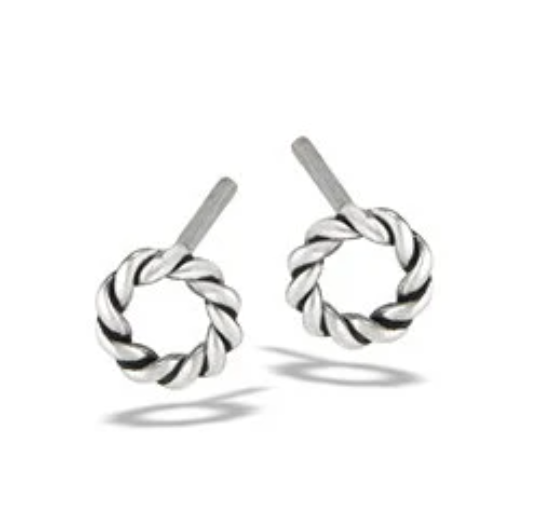Rope Circle Earrings