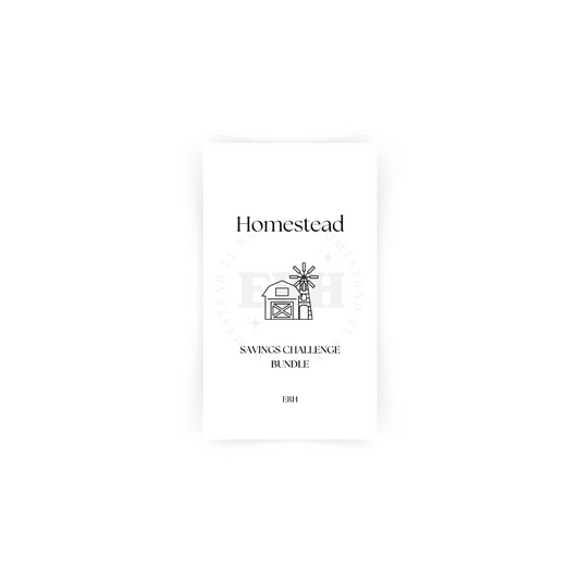 Homestead Savings Challenge Trackers- A6 Personal