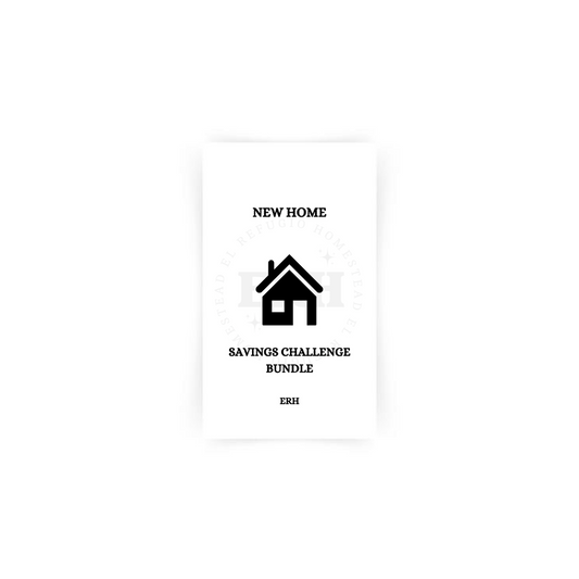 New Home Savings Challenge Trackers- A6 Personal