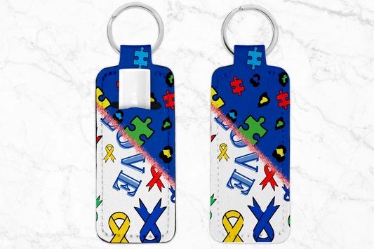 Chapstick Holder Keychain