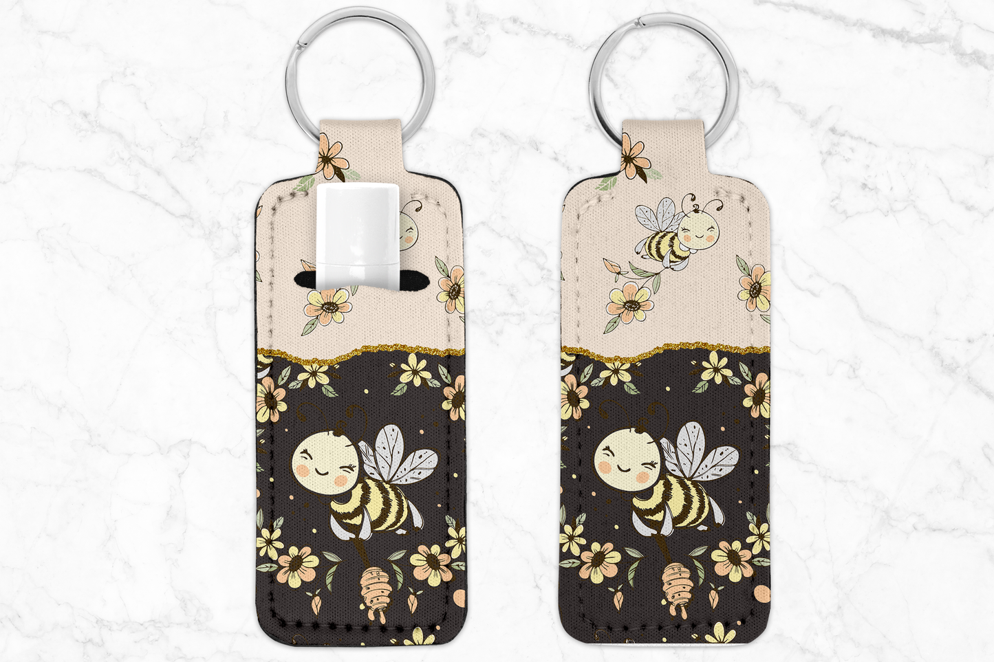 Chapstick Holder Keychain