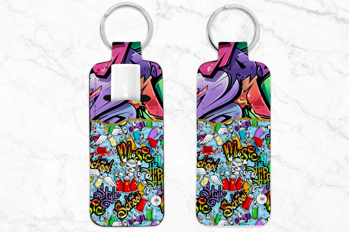 Chapstick Holder Keychain