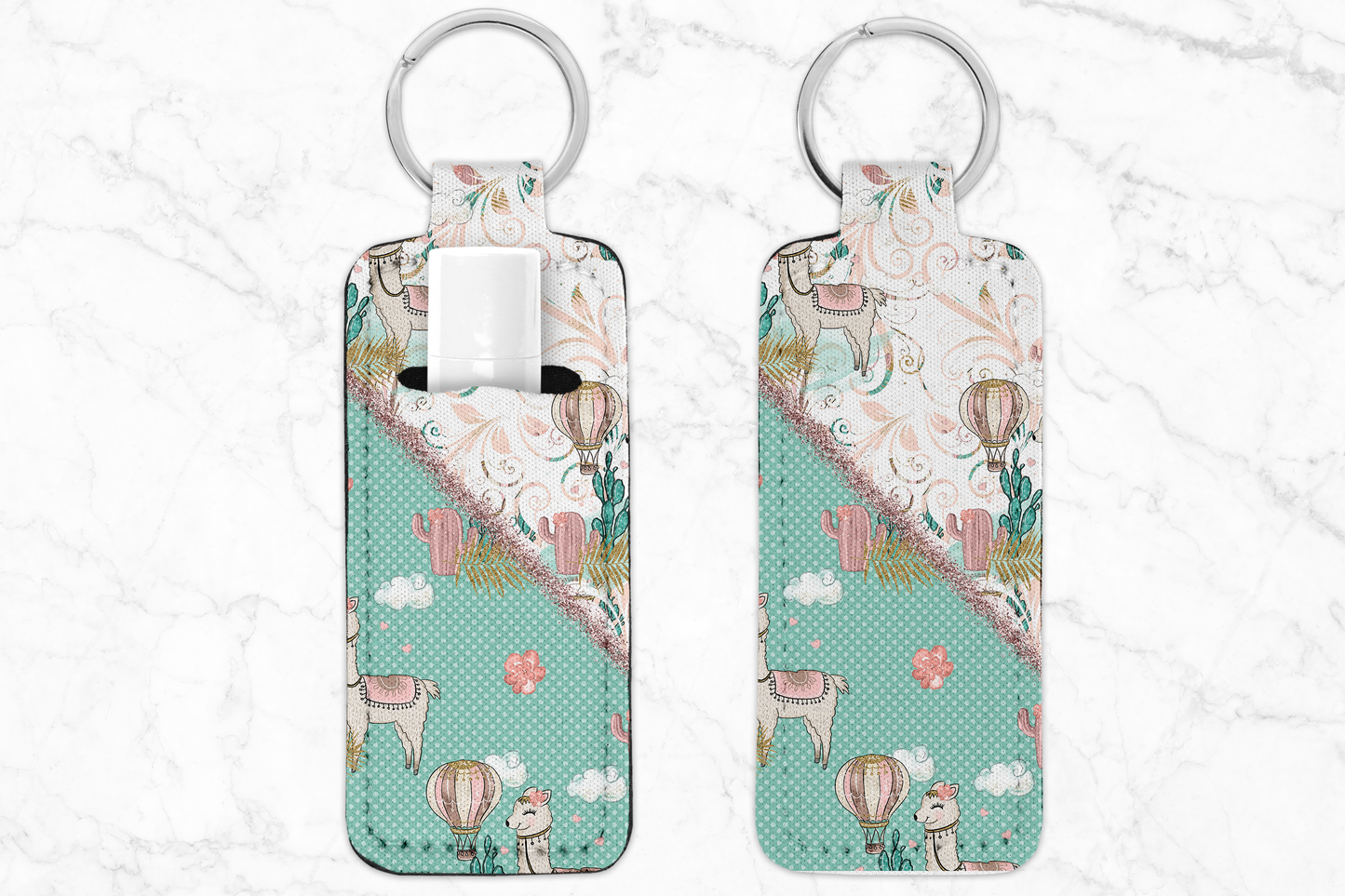 Chapstick Holder Keychain