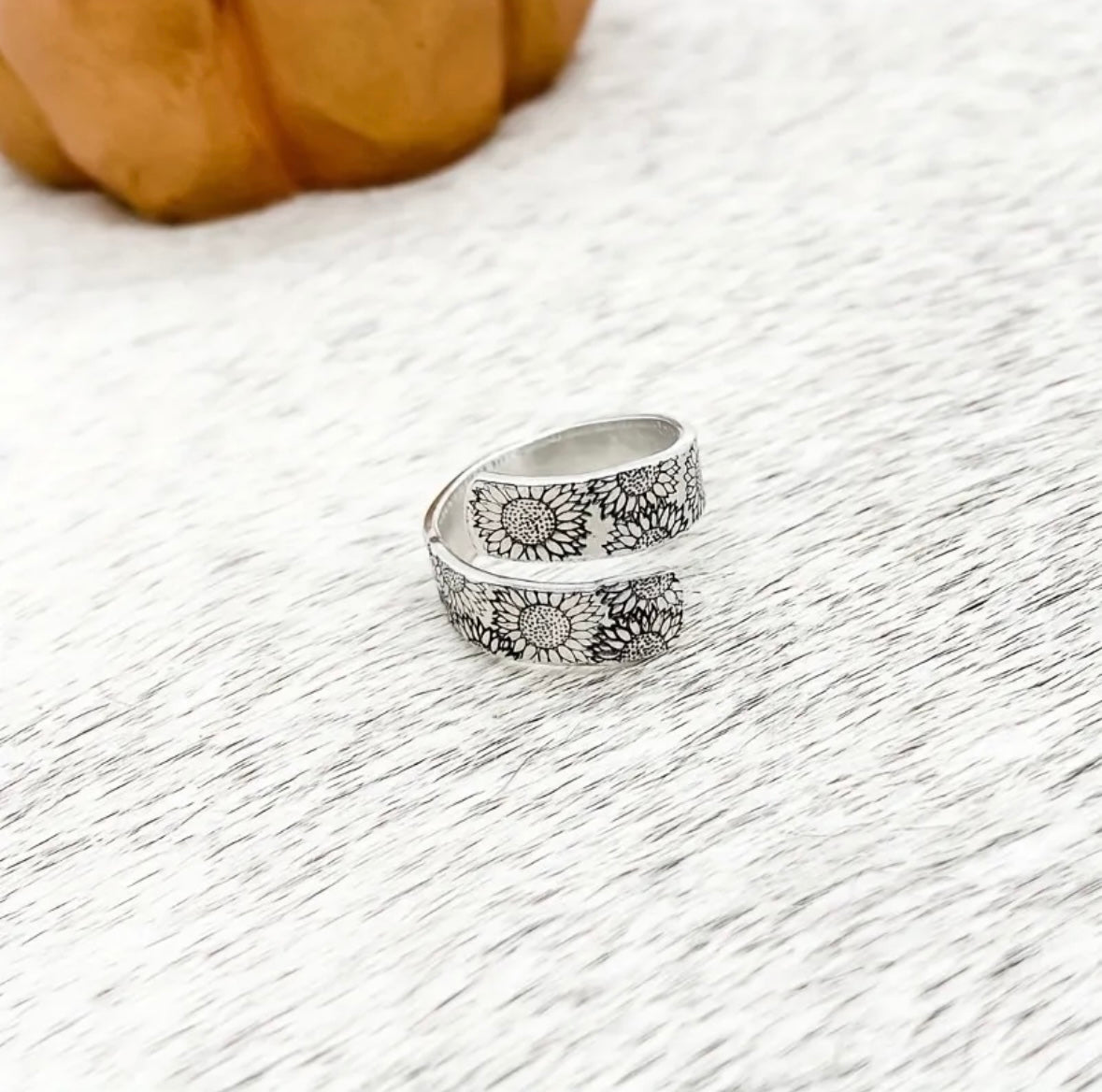 Boho Sunflower Ring