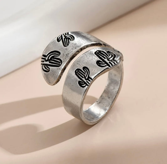 Western Cactus Ring