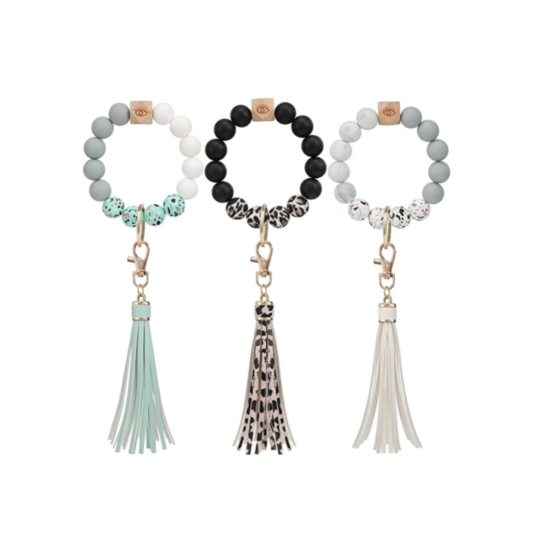 Beaded Silicone Wristlets
