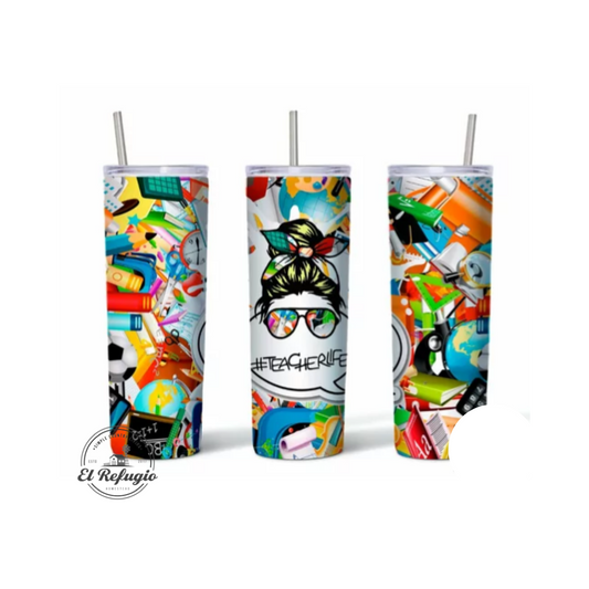 Teacher Life Tumbler