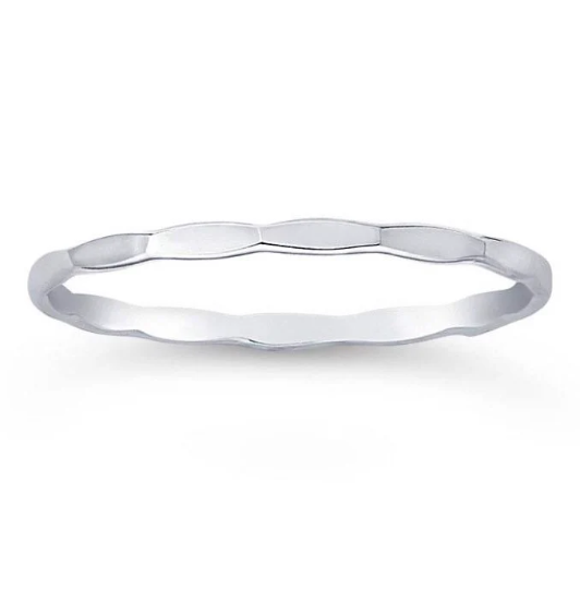 Hammered Stacking Ring