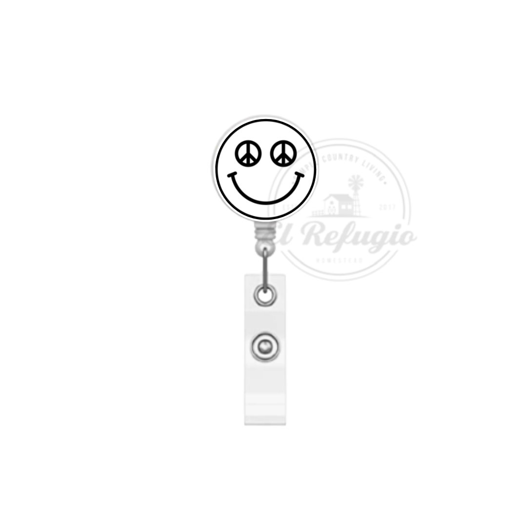 Peace Eye Smiles Badge Reel