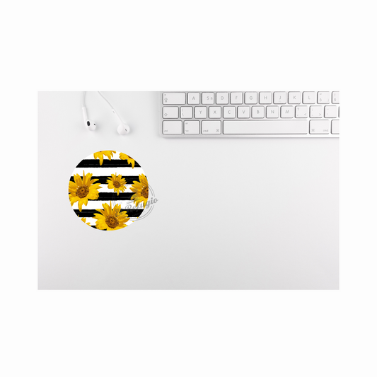 Sunflower Stripes MousePad