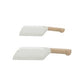 Aren't these scoops adorable? They are perfect to use with cereal, sugar, flour, rice, etc.   Set of two.  Measurements:  6-1/4"L ; 5-3/4"L
