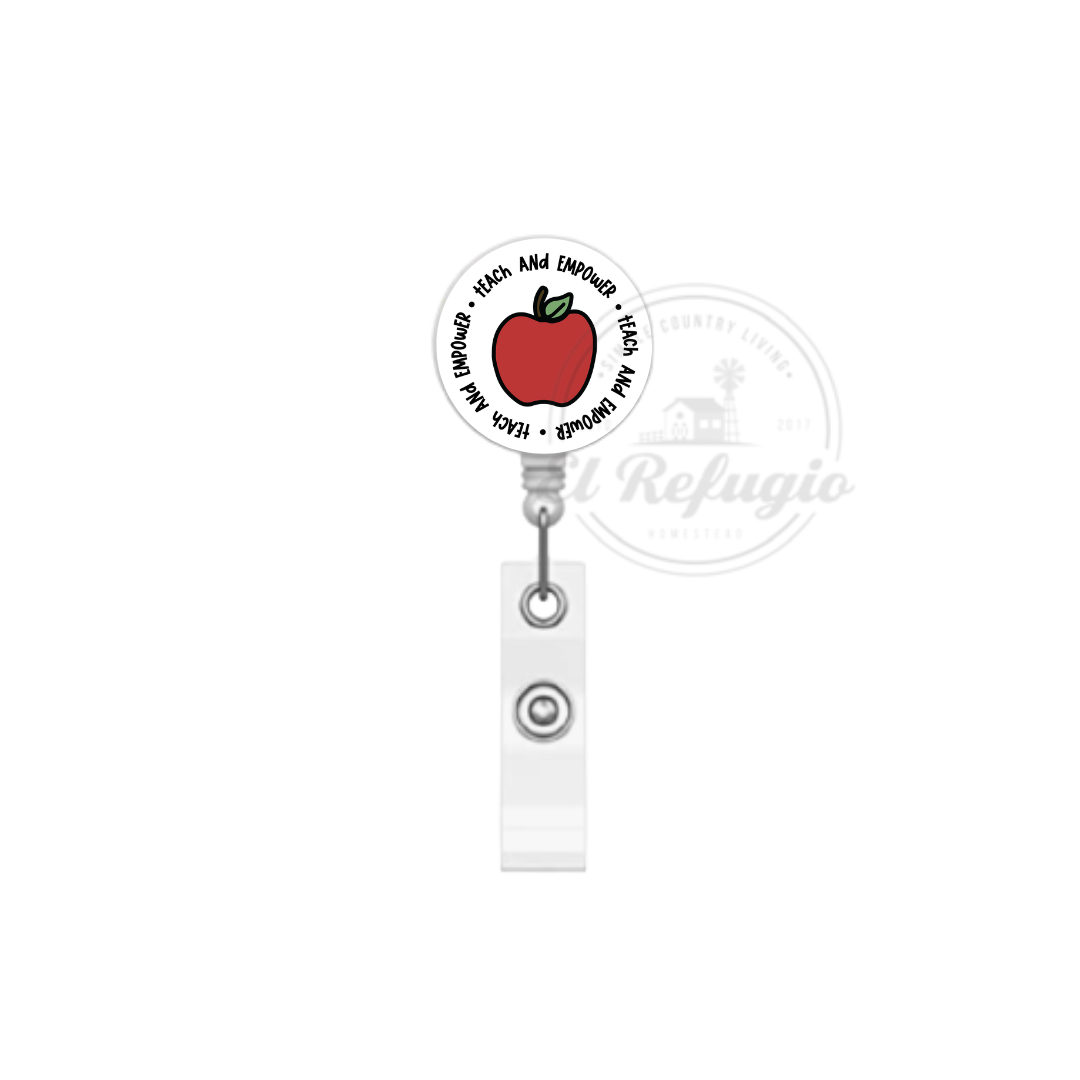 Teach & Empower Teacher Badge Reel